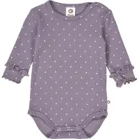 Müsli Pijama entero/body lila / blanco