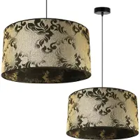 Light11 HOME Lámpara colgante, lámpara de techo, pantalla de lámpara, diseño dorado