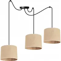 Light11 HOME Lámpara colgante, lámpara de techo, pantalla de lámpara de 20 cm, modelo "araña"