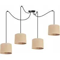 Light11 HOME Lámpara colgante, lámpara de techo, pantalla de lámpara de 20 cm, modelo "araña"