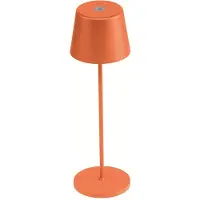 Kettler KETTLIGHT SMOOTH, lámpara de mesa, diámetro 11,2 cm, altura 36,5 cm, color naranja mate
