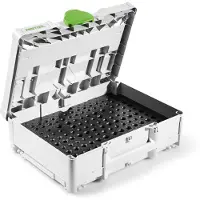 Festool Estuche organizador SYS3-OF D8/D12 de 396 x 296 x 137 mm ( 576835 ) para guardar fresas