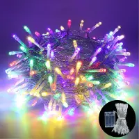 Lapalife Guirnalda de luces de 3 metros, con 30 LEDs, alimentada por batería. Ideal para decoración interior en Navidad, bodas, fiestas, jardines. Color: Multicolor