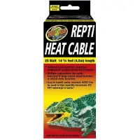 Zoo med Zoomed Repti, cable calefactor de 25W - Cable de calentamiento de 4,5 metros