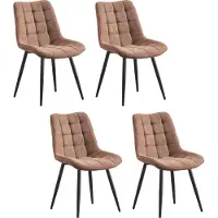 CasaDolce : Juego de 4 sillas de comedor ABSY, de alta calidad y gran comodidad