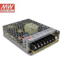 MEAN WELL Fuente de alimentación de 150W, 24V, conectada a través de la caja de conexiones LRS-150-24