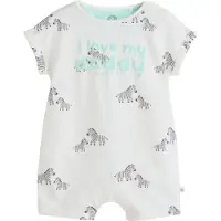 Next Pijama entero/body gris claro / menta / negro / blanco
