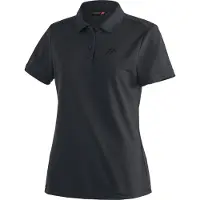 Maier Sports - Women's Ulrike - Polo size 36, negro/gris