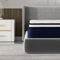 TEENO Colchón , 140 x 200 cm. Colchón ergonómico, transpirable, ultra suave y cómodo, con alta capacidad de recuperación. Colchón de muelles, altura 25 cm