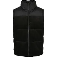 Urban Classics Cord Vest Black Talla: M | Chalecos sin Mangas Outlet | Hombre | Negro