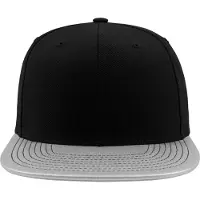 Flexfit Gorra 'Metallic Visor' negro / plata