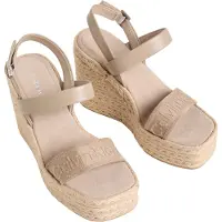 Calvin Klein Sandalias con hebilla 'Elisabeth' greige