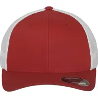Flexfit Gorra rojo / blanco