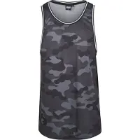 Urban Classics Camiseta 'Camo Mesh' gris / gris oscuro / negro
