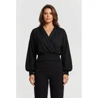 Raizzed Lolland Blouse Deep Black Talla: XS | Manga Larga Outlet | Mujer | Negro
