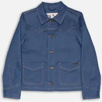 Nudie jeans Kelly Western Denim Jacket Blue Talla: S | Chaquetas Vaqueras Outlet | Mujer | Azul