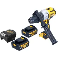 DeWalt Taladradora de percusión sin cable DCD 996 D1 18 V 95 Nm sin escobillas + 1x batería recargable 2,0 Ah + cargador