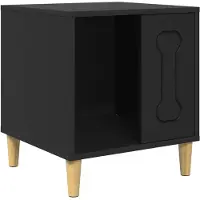 vidaXL - Caseta para perros, color , 44 x 42 x 49 cm, material de madera