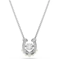 Swarovski Cadena plata / transparente