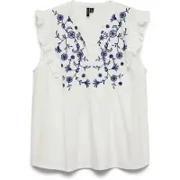 Vero Moda Top 'VMHannah' navy / blanco
