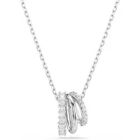 Swarovski Cadena plata / transparente