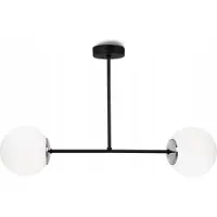Light11 HOME Lámpara colgante moderna con esferas de vidrio, lámpara de techo LED