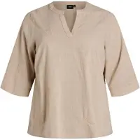 Zizzi Blusa 'Cananna' beige