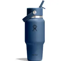 Hydroflask - Wide Flex Straw Travel Bottle - Botella size 710 ml, azul