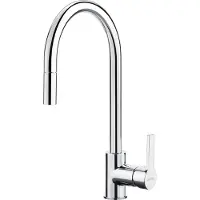 Smeg MID2CR, color cromado, con manija de palanca, independiente, 44,8 cm de ancho, 44,8 cm de alto, 24,6 cm de profundidad