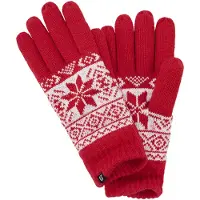 Brandit Guantes con dedos rojo / blanco