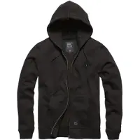 Vintage Industries Sudadera con cremallera 'Redstone' negro