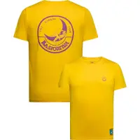 La Sportiva - Climbing On The Moon - Camiseta de manga corta size S, amarillo