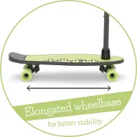 Chillafish SkatieSkootie (tabla de skate y patinete combinados, color pistacho) CPSS02PIS
