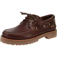 Camper para hombre. 15233-001 Náuticos de piel 15233 marrón (43), Plano, Cordones, Casual, Clásico, outlet 2026.