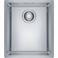 Franke Fregadero empotrable Maris, acero inoxidable, modelo MRX 110-34, con mando giratorio de acero inoxidable, a partir de 45 cm. Código: 122.0537.715.