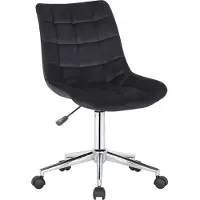 BellaFurn Silla de oficina ergonómica – Altura ajustable y con función giratoria | Color: