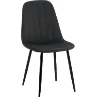 BellaFurn Silla de comedor con tapicería de terciopelo – Silla de cocina – Alto confort, estructura de metal | Color:
