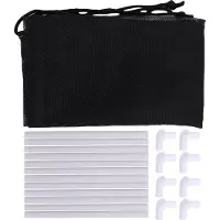 Gistuch Bolsas filtrantes para estanques, barrera de malla para evitar obstrucciones en bombas de agua, cesta para exteriores para cascadas y fuentes