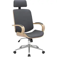 BellaFurn Silla de oficina ergonómica – Silla de oficina – ajustable para mayor comodidad al sentarse