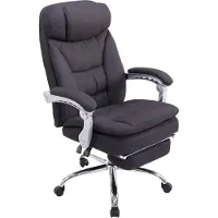 BellaFurn Silla de oficina ergonómica XL: cómoda, con ajuste continuo y acolchado de poliéster. Color: