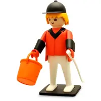 Playmobil Jinete A Caballo Juego De Construcción 25 Cm