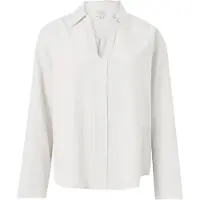 Calvin Klein Linen Ls Shirt White Sand Talla: XL | Manga Larga Outlet | Mujer | Marrón