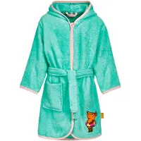 Playshoes Albornoz 'DIE MAUS SCHWIMM' turquesa / marrón oscuro / naranja oscuro / rosé
