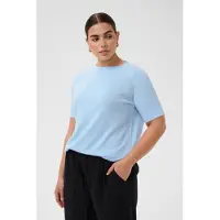 KAFFE CURVE Jersey 'KCLizzy' azul cielo