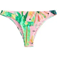 Next Braga de bikini azul oscuro / verde / rosa claro / rojo