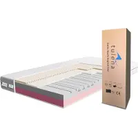 TULENA Colchón , 140 x 190 cm. Espuma confortable, firmeza media (H2 / H3). Comfort Plus, 20 cm de grosor. Colchón de doble cara. Funda antibacteriana con cremallera
