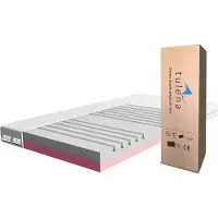 TULENA Colchón 140 x 190 cm. Espuma confortable, firmeza suave/media. Nivel de firmeza H1 / H2. Modelo básico, 14 cm de grosor. Colchón de doble cara. Funda antibacteriana con cremallera
