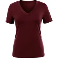 Imily Bela Camiseta borgoña
