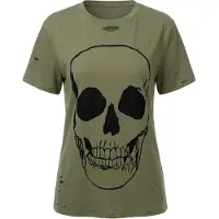 Imily Bela Camiseta verde / negro