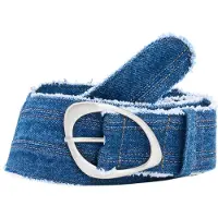 Desigual , Cinturón denim masha popova, Algodon, Azul, 85